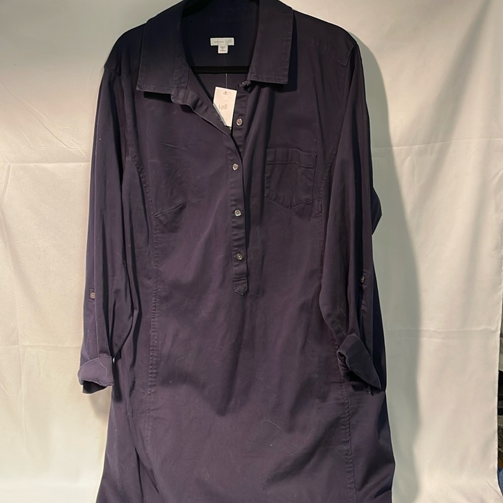J. Jill Navy Chino dress size 22 NWT